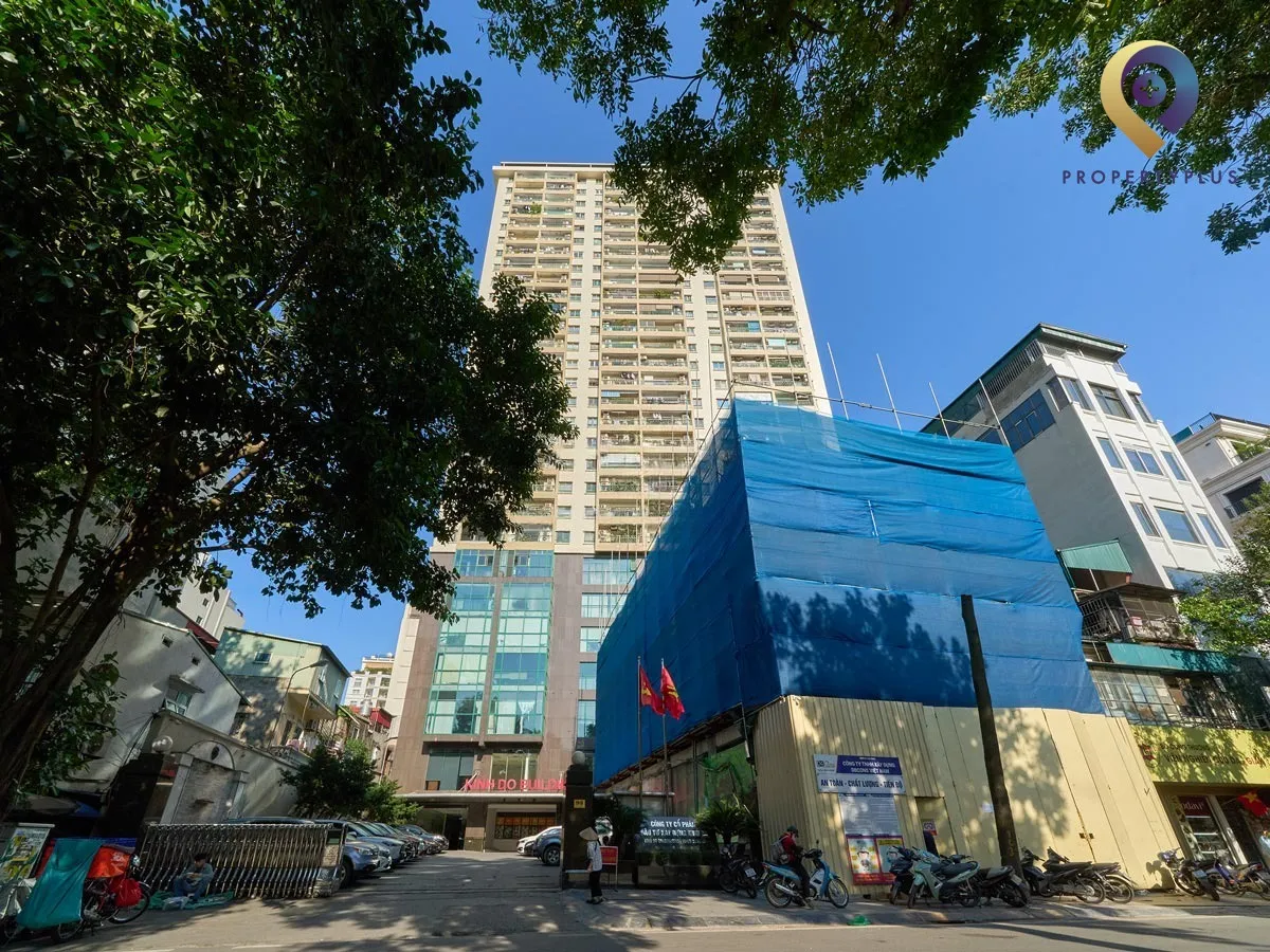 Kinh Do Tower exterior view from the street, Hanoi